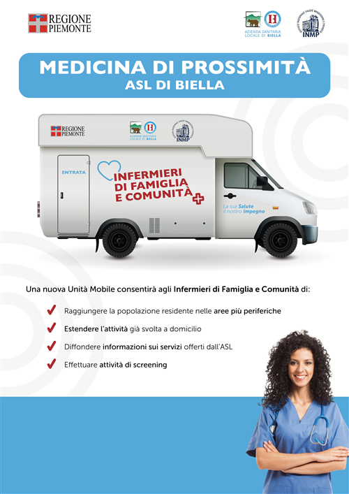 Medicina di Prossimità ASL di Biella - Unità mobile
