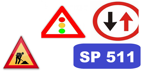 senso unico alternato sp511 via del Santuario