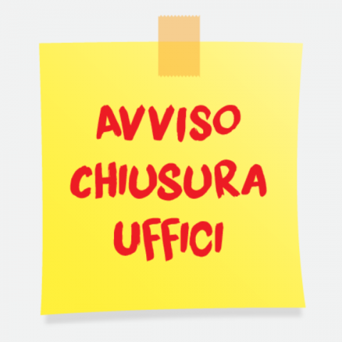 AVVISO - CHIUSURA UFFICI COMUNALI